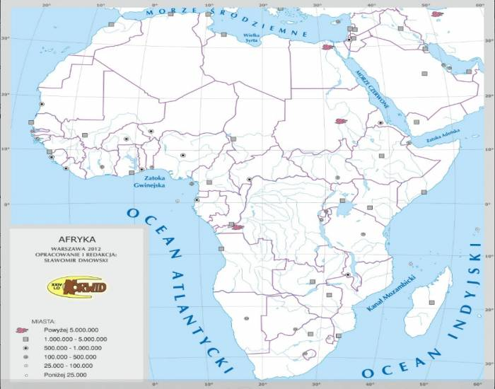 Afryka Państwa I Stolice Quiz Afryka - stolice Quiz