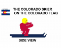 Flag of Colorado (side view)