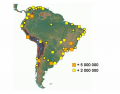 South America Metro Areas (2009)