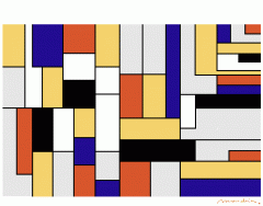 The USA - in Mondrian's view