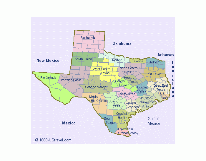 Texas Counties - Central Texas Quiz