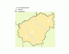 Corrèze (19) arrondissements