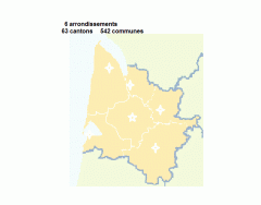 Gironde (33) arrondissements
