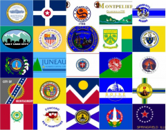 US State Capital Flags 2