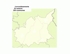 Alpes-de-Haute-Provence (04) arrondissements