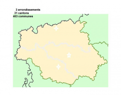 Gers (32) arrondissements