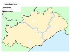 Hérault (34) arrondissements