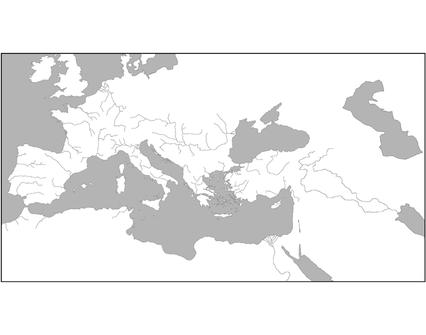 HAVC Mediterranean Map Label Quiz — Printable Worksheet