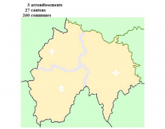 Cantal (15) arrondissements