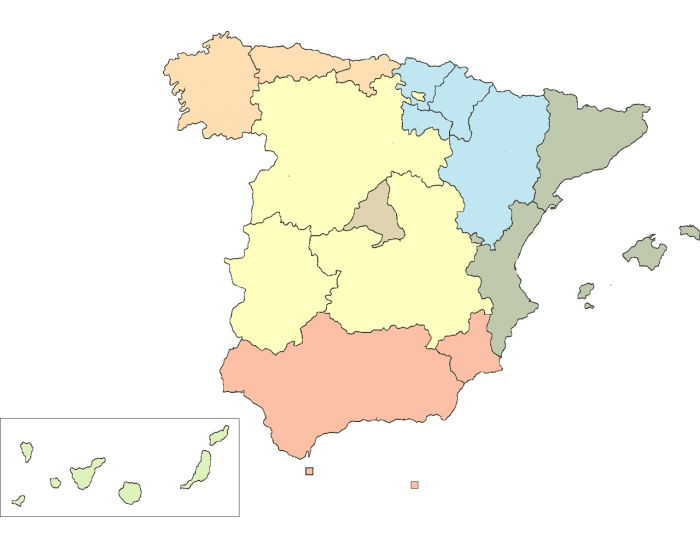 Bandeiras comunidades autônomas da Espanha Quiz