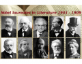 Nobel laureates in Literature 1901 - 1909  (shapes)