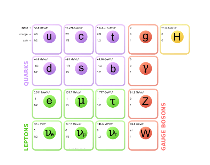 Standard Model of Elementary Particles Quiz