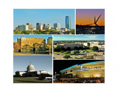 Landmarks of Oklahoma City, Oklahoma, USA