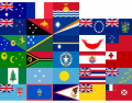 Oceania Flags - by capital city
