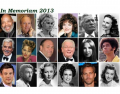 In Memoriam 2013 - Actors and Actresses