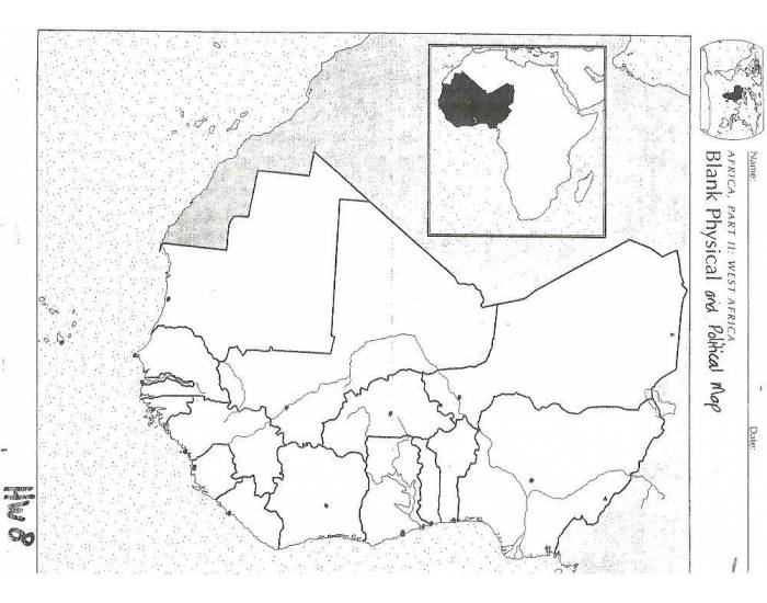 West Africa Physical and Politcal Quiz