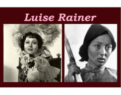 Luise Rainer's Academy Award nominated roles