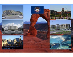 6 cities of Utah, USA