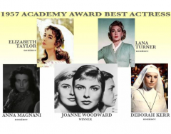 1957 Academy Award Best Actress