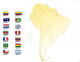 South America :Countries,Flags&Capitals