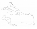 Map of Central America & Caribbean