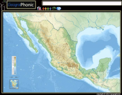topografie :15 steden in Mexico 