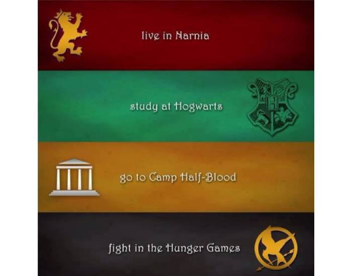 percy jackson hunger games harry potter