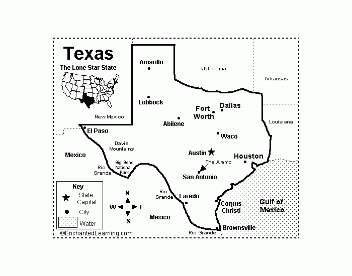Texas Map Quiz