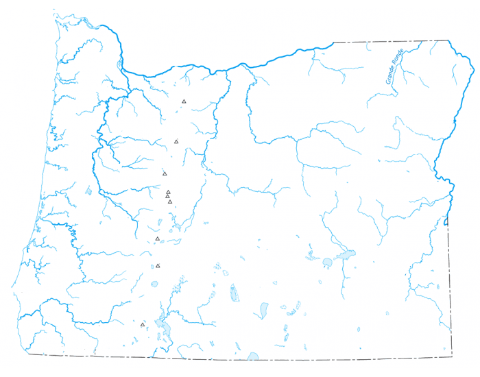 Oregon Physical Map Printable Worksheet
