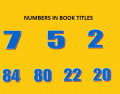 Numbers in book titles