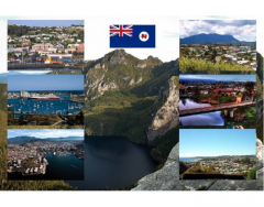 6 cities of Tasmania, Australia