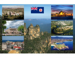 6 cities of New South Wales, Australia