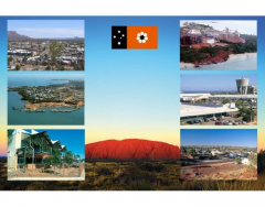 6 cities of the Northern Territory, Australia