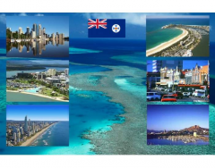 6 cities of Queensland, Australia