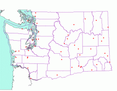 50 cities in Washington