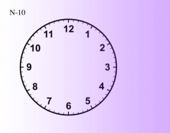 Subtraction Clock (N-10)