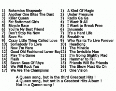 Pretty Advanced Queen Quiz - Greatest Hits First Lines