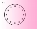 Subtraction Clock (N-11)