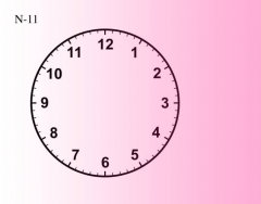 Subtraction Clock (N-11)