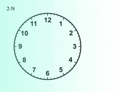 Subtraction Clock (2-N)