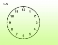 Division Clock (9/N)