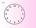 Subtraction Clock (N-5)