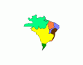 Brazil states in 1709