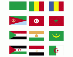 North Africa's Flags