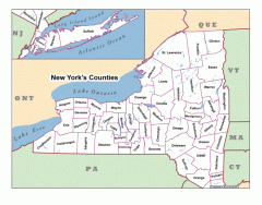 New York County Seats