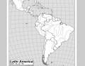 Latin America Physical Map
