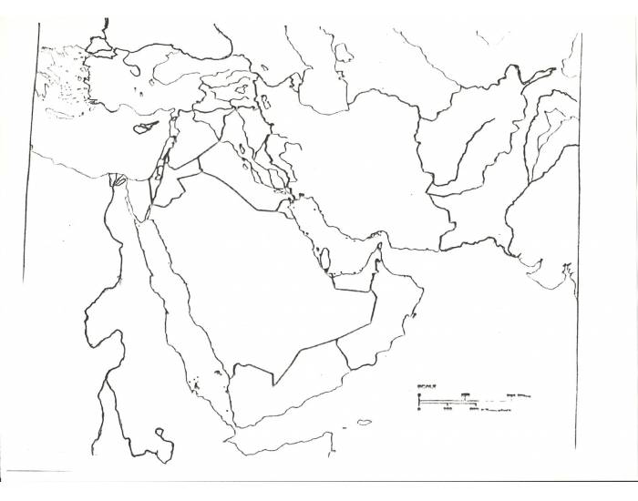 North Africa and Southwest Asia [Enlarged Map - Part I] Quiz
