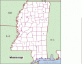 20 cities of Mississippi