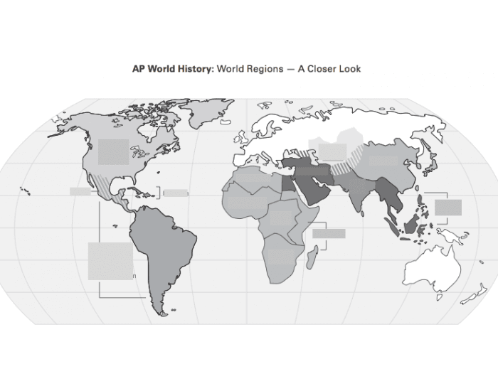 world history blank map