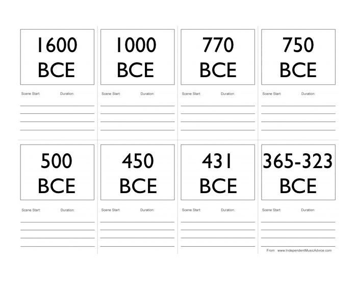 Ancient Greece Timeline — Printable Worksheet